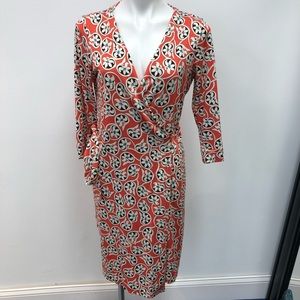 DVF Wrap Tie Dress